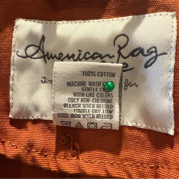 American Rag Cie Women's Rust Utility Vest Jacket - Size Small - Picture 9 of 9